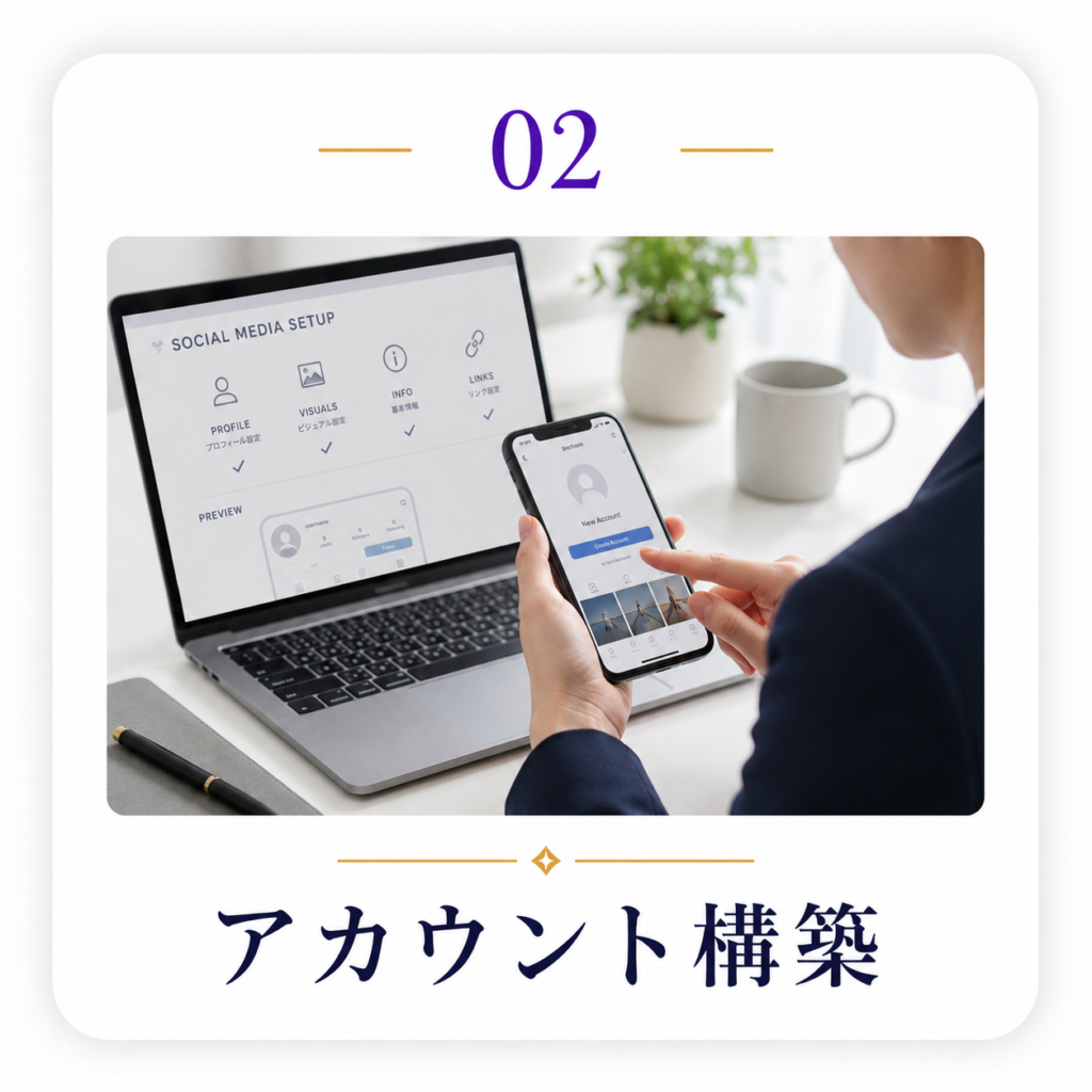 02アカウント構築