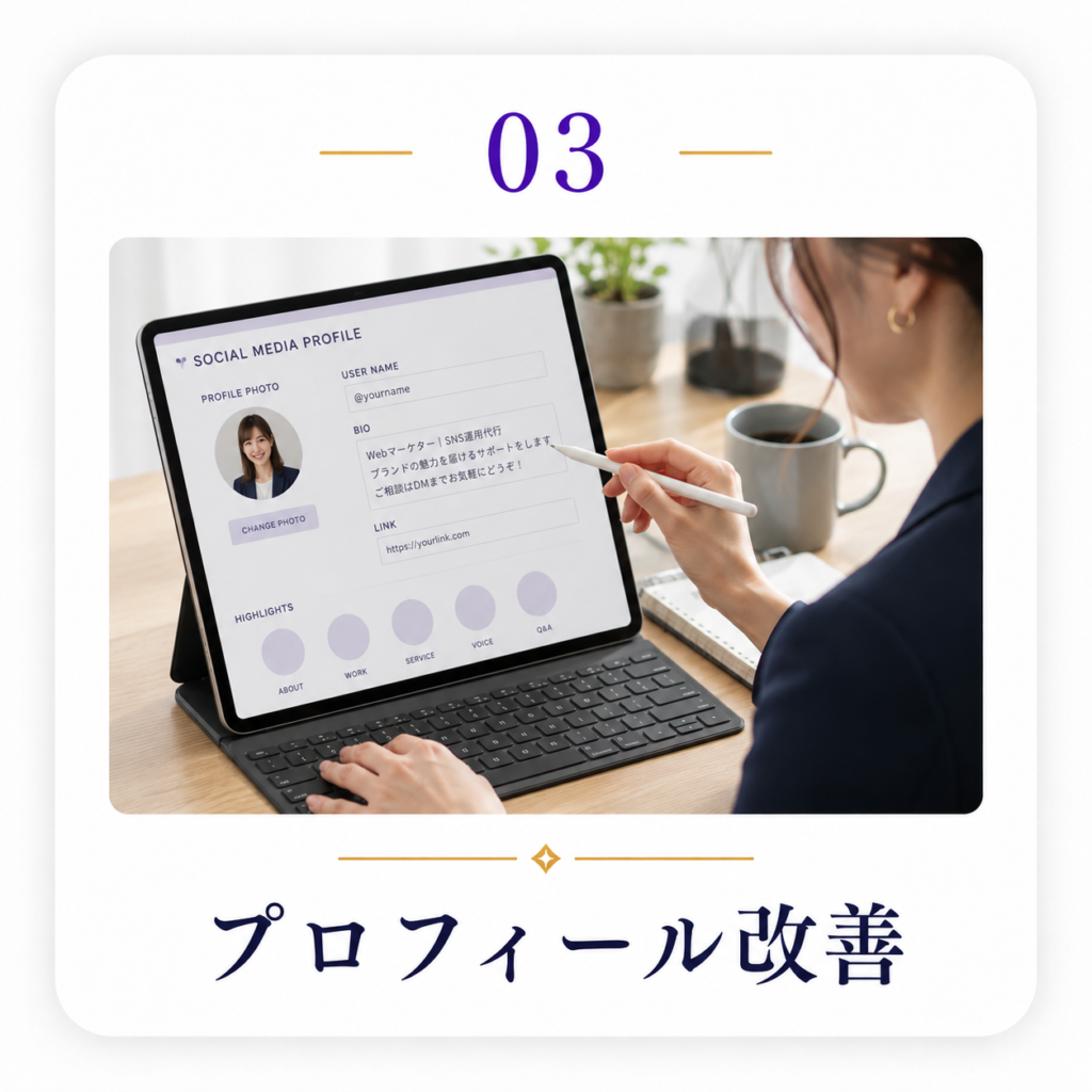 03プロフィール改善