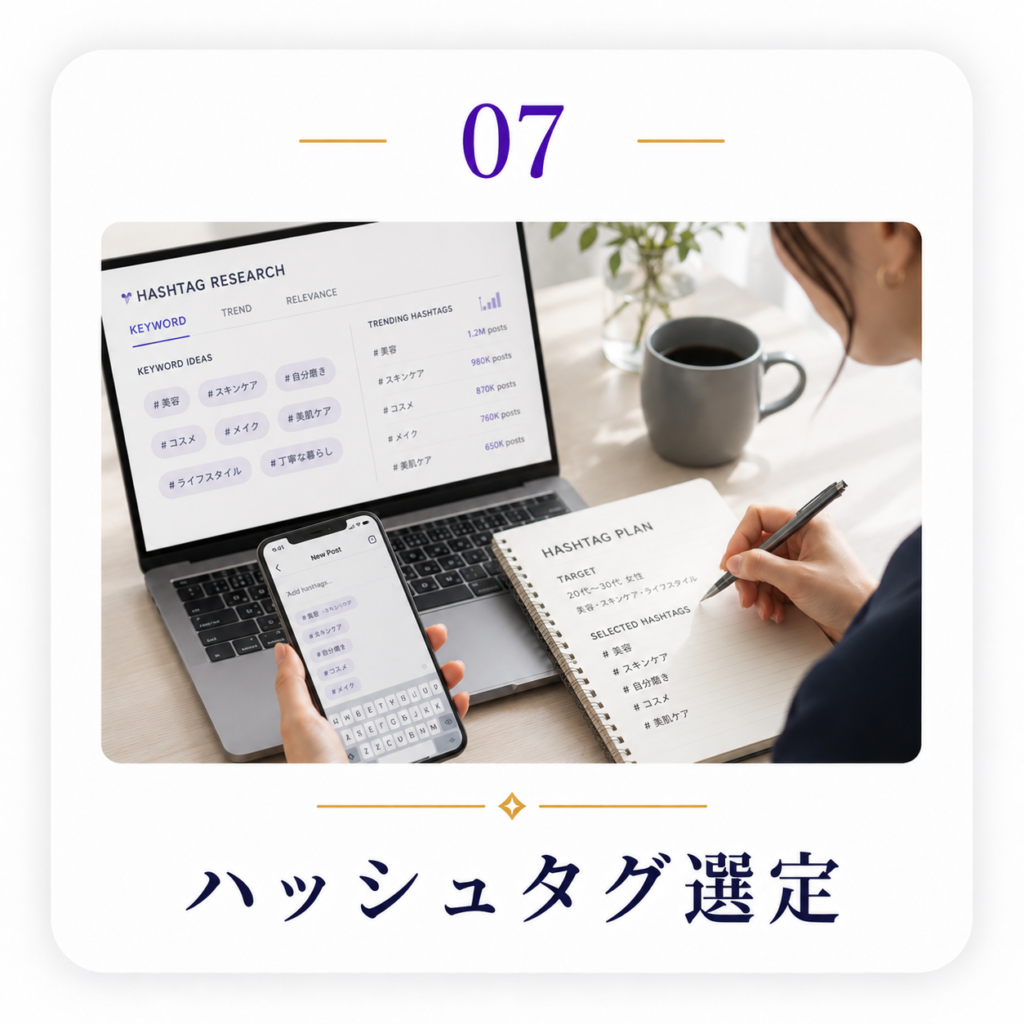 07ハッシュタグ選定