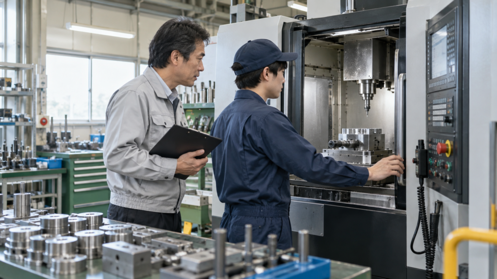 新しい機械を導入するイメージ